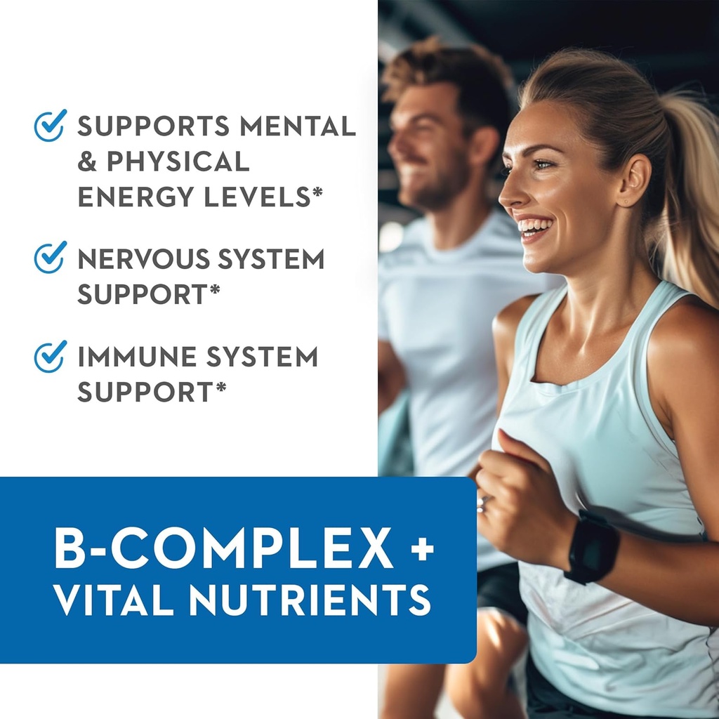 Vitaminerals 2BG+™ B Complex Immune Support High Potency B Complex | Fruits & Veggies Blend | 240 Veggie Caps 6