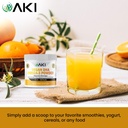 AKI Omega 3 DHA Micro Algae Powder Supplements - Plant Based Keto Vitamin - Alternative to Fish or Krill Oil - Vegan & Non-GMO (4.58oz/130g) 3