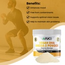 AKI Omega 3 DHA Micro Algae Powder Supplements - Plant Based Keto Vitamin - Alternative to Fish or Krill Oil - Vegan & Non-GMO (4.58oz/130g) 5