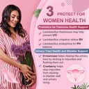 NATURE TARGET Women's Probiotics & Prebiotics, Cranberry & D-Mannose, 50-Billion-CFUs, Organic Probiotics for Digestive Health/Gut Health/Immune Booster/Weight Management 5