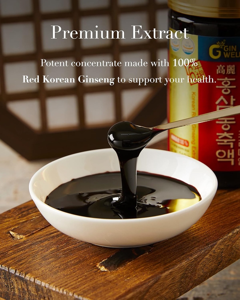 ILHWA Pure Concentrated Red Ginseng Extract (1.76oz, 50g) - 100% Pure Korean Red Ginseng Tea - for Immunity. Ginsenoside 750 mg 3