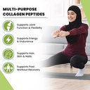 Zaytun Halal Collagen Peptides Powder, Hydrolyzed Type I & III Collagen, Supports Joint, Bone, Muscles, Hair, Skin, & Nails, Keto Friendly, Grass-Fed, 10 oz, Made in USA, Certified Halal 4