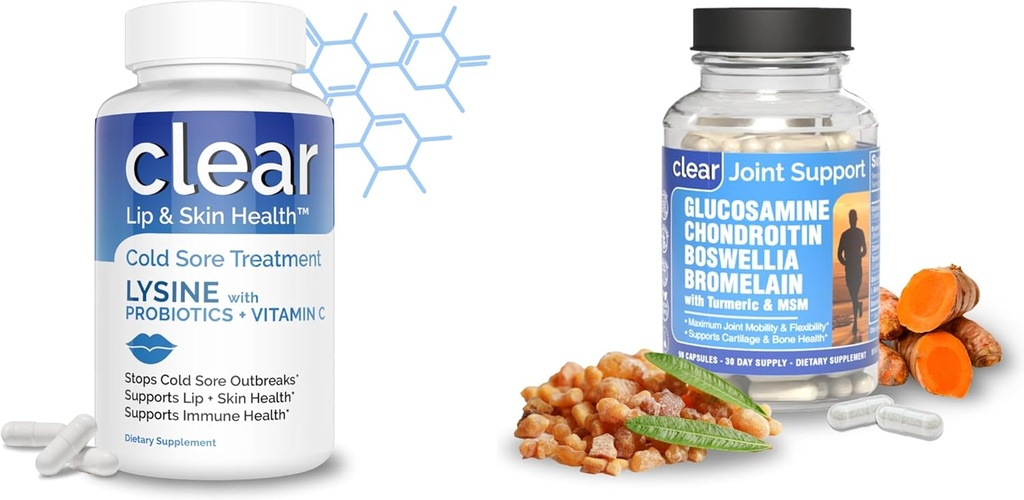 Cold Sore Treatment & Joint Support Supplement - Value Set 2