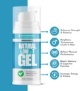 Natural Low-T Support Gel - T Booster for Men - Muscle Recovery, Energy Booster, Healthy Aging 5