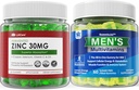 Sugar Free Zinc Gummies 2 Pack + Mens Multivitamins Gummies 1 Pack 2