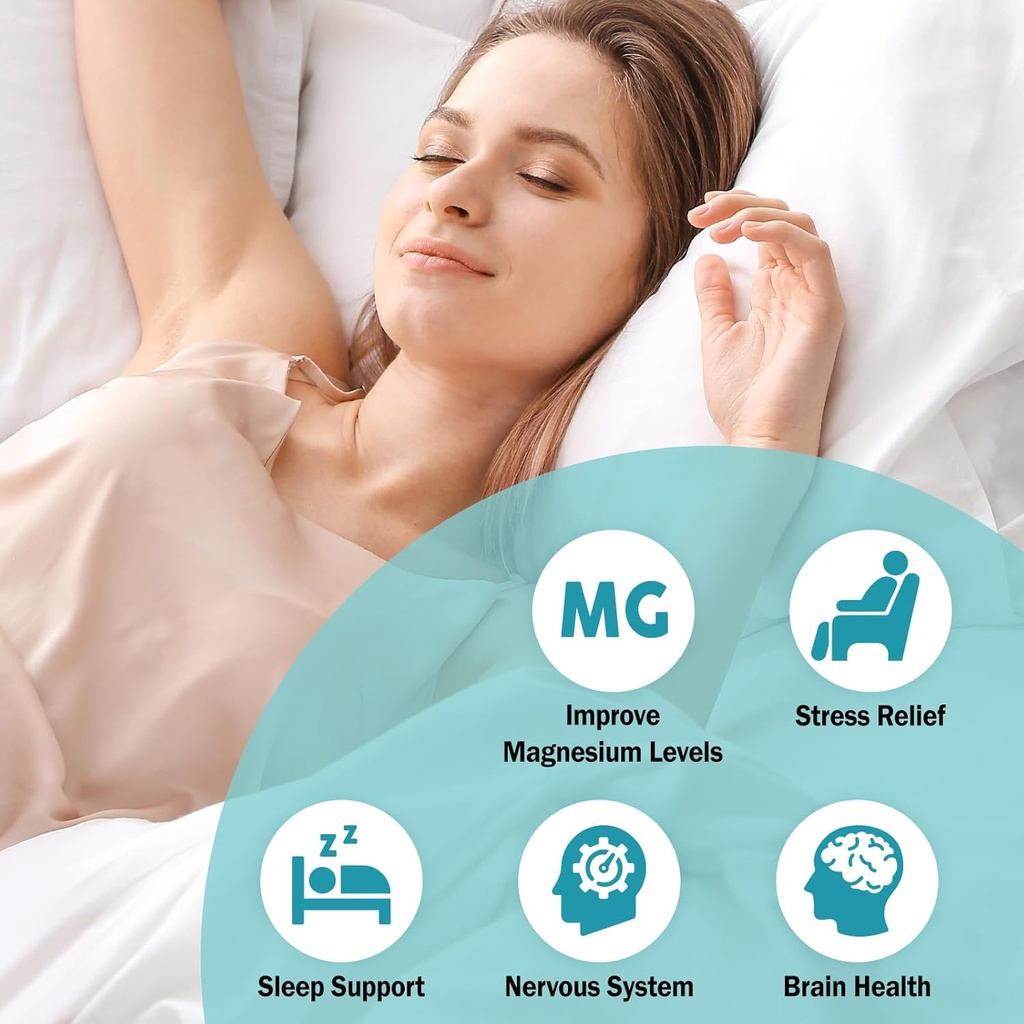 ZA'ZA K ORGANICS Magnesium Threonate Gummies, 500mg Magnesium Threonate with Glycinate, L-Theanine, Lemon Balm, Magnesium Supplement for Kids Adults, Brain Health, 60 Count 6