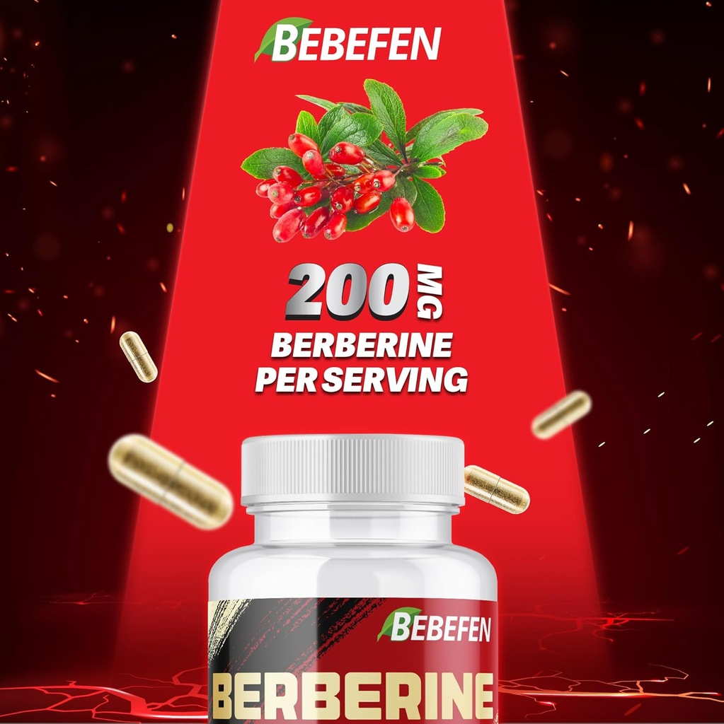 Berberine HCL Supplement 2000mg - Supports Immune System, Cardiovascular Health - Non GMO | Gluten Free 4