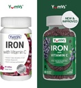 Iron Gummies Supplement with Vitamin C – 10 mg Iron Supplement – Great-Tasting Gummies Grape Flavor – Supports Immune Health & Helps with Iron Deficiency – Vegan, Kosher, Non-GMO – 60 Count 3
