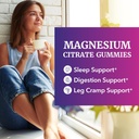 Magnesium Citrate Gummies | Extra Strength for Calm, Relaxation & Digestion | High Absorption Magnesium Gummies for Adults | Vegan, Non-GMO | Raspberry Flavor Mag Gummy | 60 Ct, 1 Month Supply 6