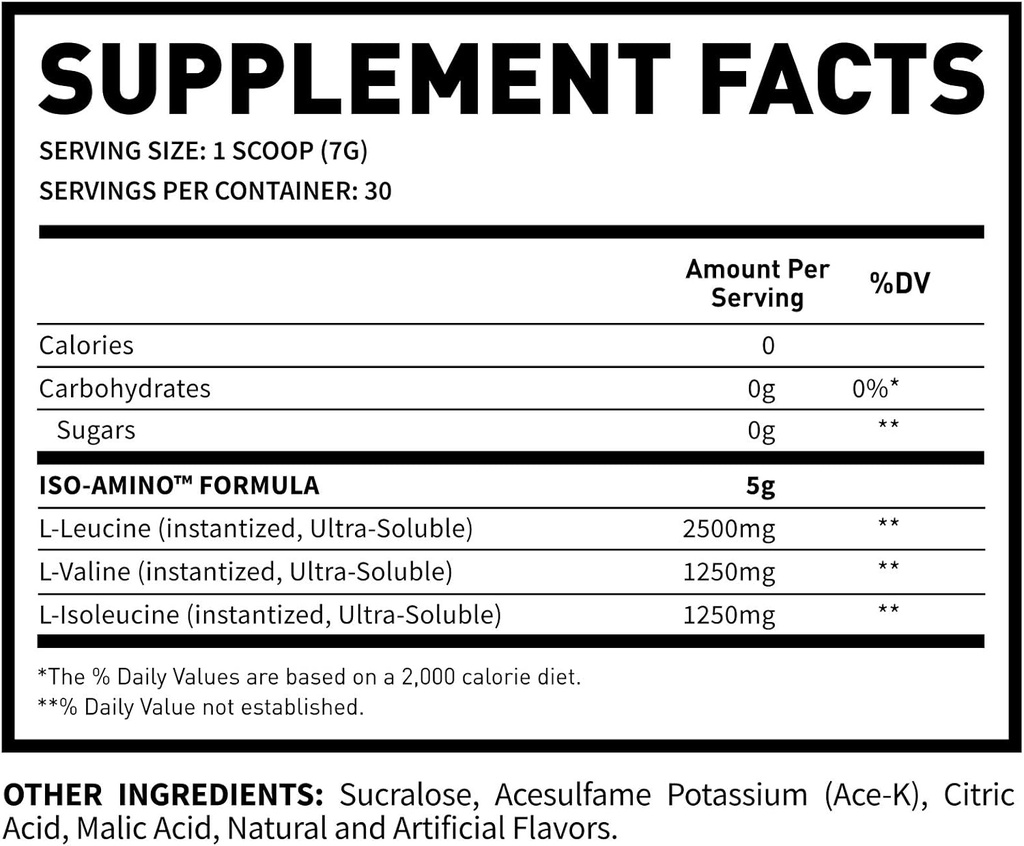 Man Sports ISO-Amino Pure Isolated BCAAs - Build Lean Muscle - Branched Chain Amino Acids Powder - Keto BCAA - Accelerate Recovery - 210 Grams, 30 Servings - Grape Bubble Gum 5