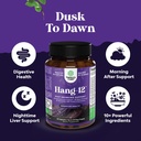 Nighttime Liver Detox & Hydration Pills - Pre and Post Drinking Recovery Liver Support Supplement for Better Mornings with DHM Dihydromyricetin Milk Thistle Extract and Electrolytes (60 Capsules) 5