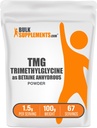 BulkSupplements.com TMG Powder - Trimethylglycine as Betaine Anhydrous, TMG Supplement - Unflavored & Gluten Free, 1.5g per Serving, 100g (3.5 oz) (Pack of 1) 2