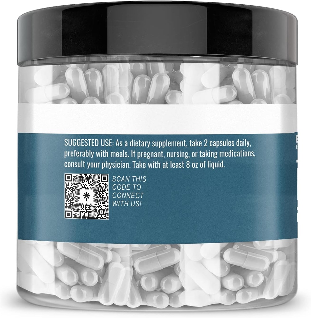 Earthborn Elements L-Arginine Pure & Undiluted, No Additives (200 Capsules) 3