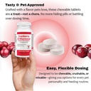 Cranberry D-Mannose Urinary Tract Supplement for Dogs & Cats – Bladder & UTI Health Support – Cranberry Extract, D-Mannose & Vitamin C–Promotes Urinary Wellness & Kidney Function – 60 Chewable Tablets 4