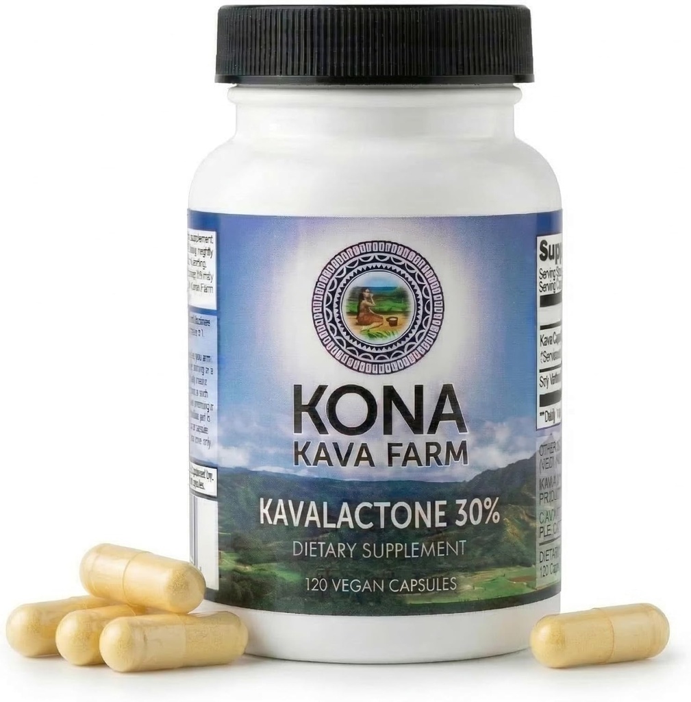 30% Kavalactone Kava Extract Capsules (120 Capsules) 2