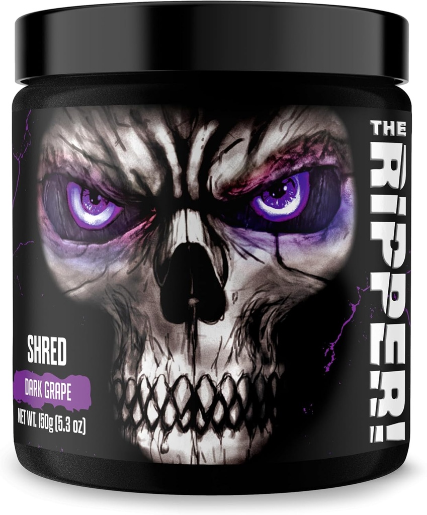 JNX SPORTS The Ripper! Shredding Thermogenic Fat Burner - Dark Grape 30 Servings | Advanced Fast Acting Thermogenic Pre-Workout, Appetite Suppressant for Men & Women 2