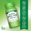 Nature's Truth Alpha Lipoic Acid 600mg | plus Biotin Optimizer | 60 Capsules | Non-GMO & Gluten Free Supplement 4