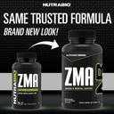 NutraBio ZMA Supplements for Men & Women- Zinc Magnesium Supplements to Support Hormone Levels, Peak Performance, Sleep, Muscle Recovery, Immune Health, 180 Ct. 3