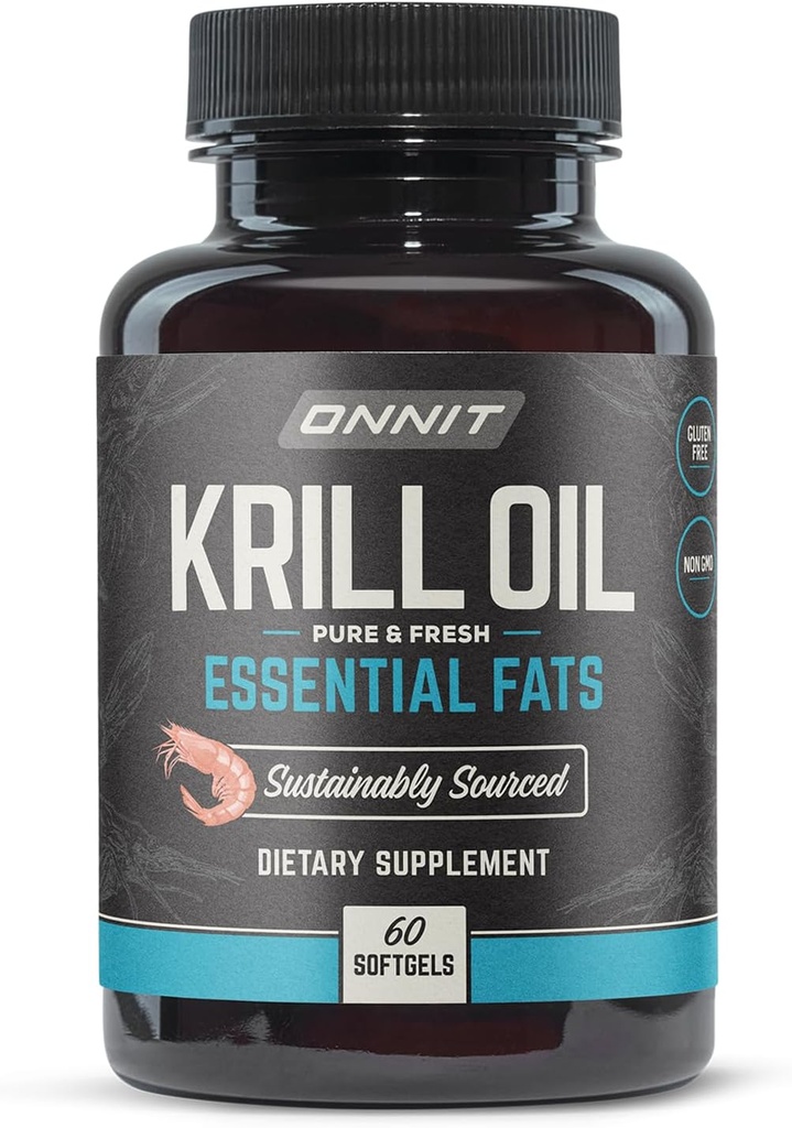 ONNIT Antarctic Krill Oil Soft Gels, IGEN™ Non-GMO Tested Dietary Supplement with Omega-3s, EPA, Astaxanthin & Phospholipids for Cognitive, Cardiovascular & Joint Health, 1000mg Per Serving, 60 Count 2