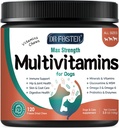 Dog Multivitamin with Glucosamine, Omega 3, Minerals, Probiotics and Enzymes, Dog Vitamins and Supplements for Joint, Skin & Coat Care, Digestive and Immune Health, Chicken Flavor - 120 Chews 2