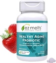 EZ Melts Dissolvable Healthy Aging Probiotic, Bifidobacterium Longum BB536 (2 Billion CFU), Sugar-Free, Probiotics for Women & Men 50+, 2-Month Supply - 1 Pack 2