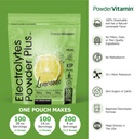 PowderVitamin Electrolytes Powder Plus Keto, Lemonade (100 Servings) 0 Sugar, No Maltodextrin,1000mg Potassium,120mg Calcium,120mg Magnesium,Organic Vitamin C,Zero Calories, Energy Hydration Powder 3