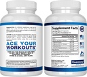 Arazo Nutrition Premium L Arginine - 1340mg Nitric Oxide Booster with L-Citrulline & Essential Amino Acids for Muscle Gain and Energy - Powerful NO Booster to Train Longer & Harder – 60 Capsules 4