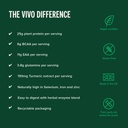 Vivo life Perform Plant Protein Powder - Pea & Hemp Protein Blend with BCAA (34.85 oz, Strawberry & Vanilla) 6