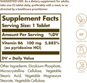 Solgar Vitamin B6 100 mg, 100 Tablets - Supports Energy Metabolism, Heart Health & Healthy Nervous System - B Complex Supplement - Vegan, Gluten Free, Dairy Free, Kosher - 100 Servings 3
