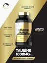 Carlyle Taurine 1000mg Capsules | 400 Count | Free Form | Non GMO, Gluten Free Supplement 5