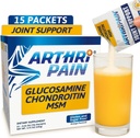 Arthripain – Joint Support Cartilage Repair Supplement – Clinically Tested Joint Juice - Ligament Relief Support – Glucosamine Chondroitin MSM – Swollen Knee Treatment –Sugar-Free – Made in US - 15ct 2