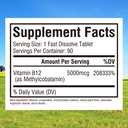 Innate Vitality Magnesium Glycinate & Vitamin B12 Bundle, No Gluten & Vegan, Magnesium (120 Caps) & Vitamin B12 (90 Fast Dissolve Tabs), Value Pack, Bundle & Save 4