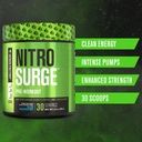 Jacked Factory NITROSURGE Pre Workout Supplement - Endless Energy, Instant Strength Gains, Clear Focus, Intense Pumps - NO Booster & Powerful Preworkout Energy Powder - 90 Servings, Arctic White 6