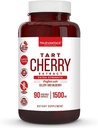 Tart Cherry Extract Capsules with Celery Seed Extract and Bilberry for Joint Support, Muscle Recovery, and Uric Acid Flush Support, Made in The USA - 90 Tart Cherry Capsules 2