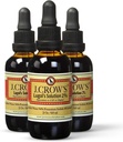 J.CROW'S® Lugol's Solution of Iodine 2% 2 oz (3 Bottles) – Premium Iodine & Potassium Iodide Liquid, Gluten &, Alcohol-Free Natural Brine Extract, No Expiration 2