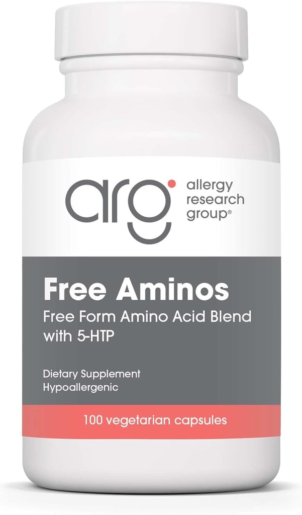 Allergy Research Group Free Aminos Supplement - Lean Muscle Mass Support, Vegetarian Capsules - 100 Count 2