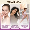 VEV Multi Collagen Peptides Powder, 16 oz (41 Servings) – Type I, II, III, V, X, Hydrolyzed Collagen, Hyaluronic Acid Power, Biotin, Vitamin C, Supports Skin, Unflavored, Dissolves Easily 4