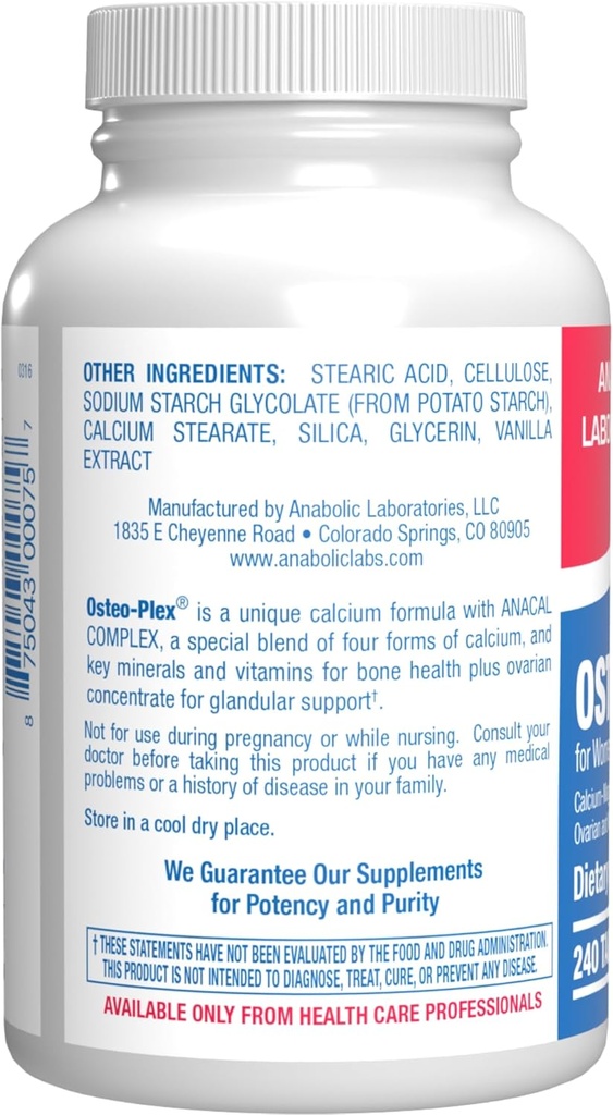 Osteo-Plex Bone Health Supplement for Women - Clinical Formula Bone Strength Supplement with Magnesium Calcium Vitamin D3 & Trace Minerals Complex - Easy to Swallow Gentle Tablets - 240 Count 3