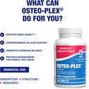 Osteo-Plex Bone Health Supplement for Women - Clinical Formula Bone Strength Supplement with Magnesium Calcium Vitamin D3 & Trace Minerals Complex - Easy to Swallow Gentle Tablets - 240 Count 6