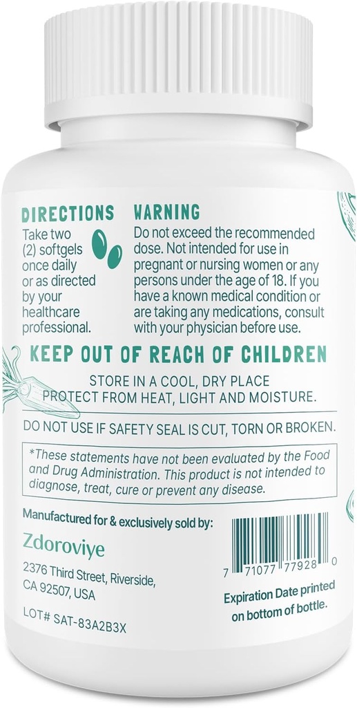 Specialized Pro-Resolving Mediators and SPMs Precursors Complex, SPM Supplement for Balanced Immune Response, Brain, Tissue & Cellular - 120 Softgels 4