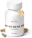 CHEERS Vitamin D3 K2 Supplement | 2000 IU Algae-D3 + 133% Daily Intake K2 MK-7 | Science-Backed Vita-Algae D® & VitaMK7® | Vegan, Non-GMO | No Fillers, Additives or Preservatives | 60 Capsules 2