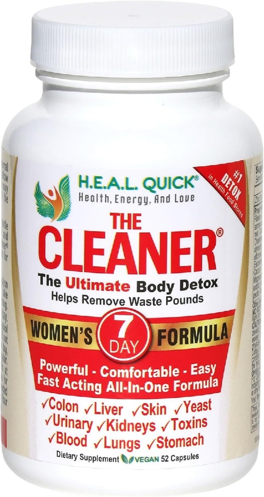 Century Systems The Cleaner Detox, Powerful 7-Day Complete Internal Cleansing Formula for Women, Support Digestive Health, 52 Vegetarian Capsules 2