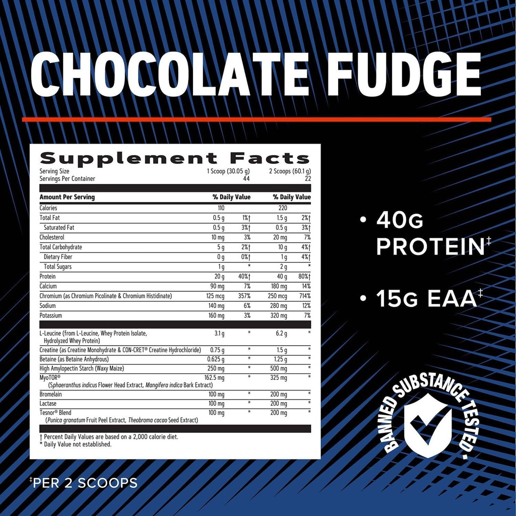 GNC AMP Wheybolic Alpha - Chocolate Fudge (22 Servings) 6
