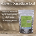 Zen Principle 1 lb. Premium Organic Moringa Oleifera Leaf Powder. USDA Certified Organic. 5