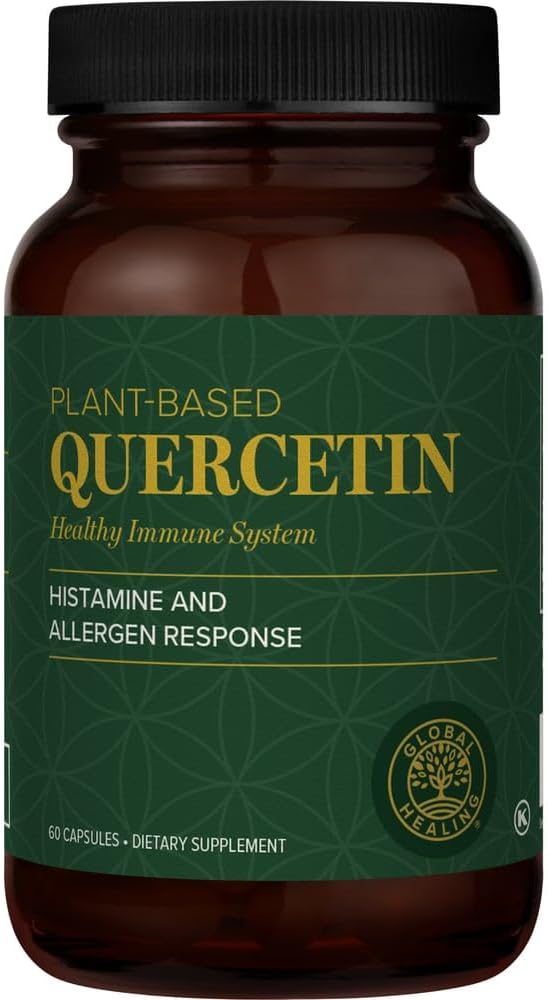 Global Healing Center - Quercetin and Zinc Kit - Immune System Support, Response to Ocassional Allergies, Hormone Balance 3