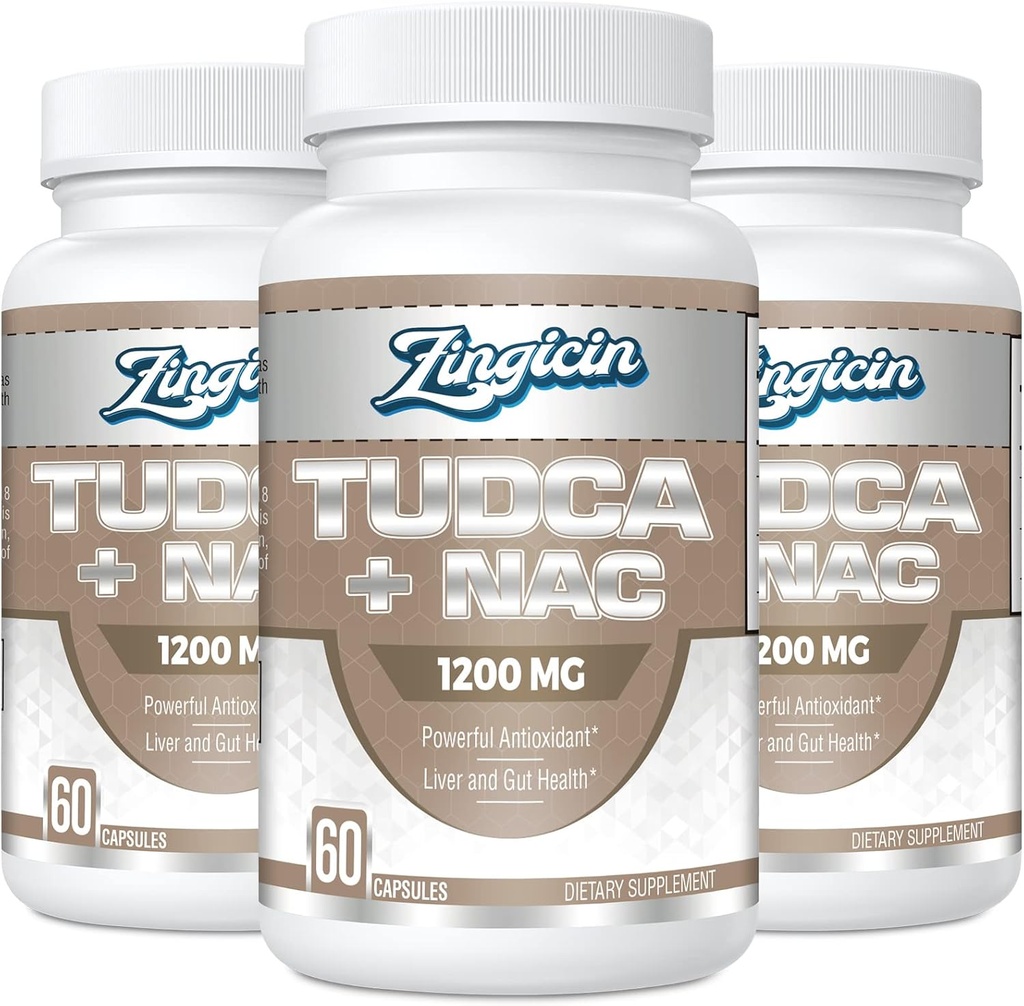 TUDCA with NAC Supplement 1200mg - 180 Capsules,Powerful TUDCA Bile Salt Plus N-Acetyl-Cysteine,Antioxidant Supplements for Liver,Digestion 2