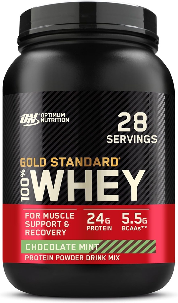 Optimum Nutrition Gold Standard 100% Whey Protein Powder, Chocolate Peanut Butter, 2 Pound (Packaging May Vary) 2