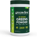 Greens First Original Greens Powder - 49 Superfoods - Organic Fruits & Veggies - Prebiotics, Probiotics & Digestive Enzymes - Antioxidant Smoothie - Dairy Free, Vegan & Non-GMO (Mint, 60 Servings) 2