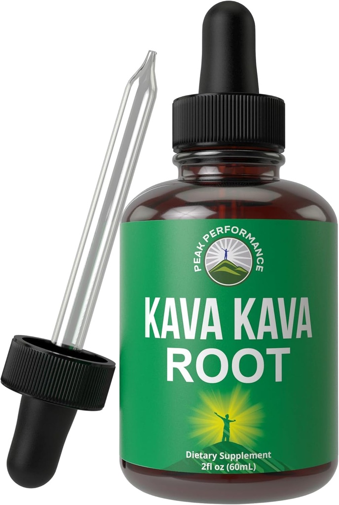 Kava Kava Root Extract Calming Liquid Drops More Concentrated - 1:3 Extraction Ratio. Vegan Supplement Aid for Relaxation, Calming, Natural Sleep. Sugar Free Gluten Free USA Tested Tincture 2