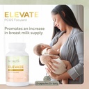 Elevate – PCOS Focused Lactation Support with Orgainc Goat’s Rue, Lion’s Mane, Shatavari & Ceylon Cinnamon – Vegan, Non-GMO, Herbal Supplement for Breastfeeding Moms – 60 Capsules 3